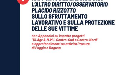 Rapporto del Laboratorio L’Altro Diritto/Osservatorio Placido Rizzotto